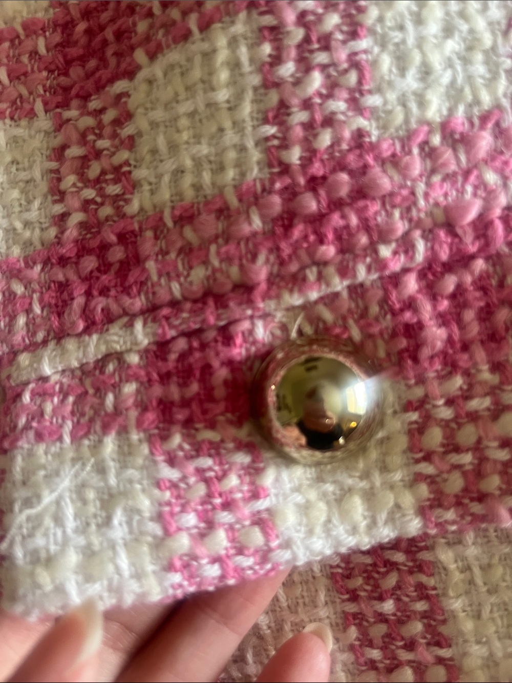 Mango Pink and White Tweed Set - Picture 14 of 15